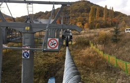 Replacement of ropes in the largest resort in Armenia